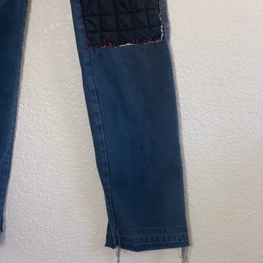 Wrangler | Vintage western straight leg denim high rise jeans patched si… - Picture 4 of 9